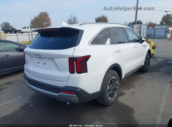 5XYRL4JC8TG416987 2026 KIA SORENTO Белый Задняя правая четверть