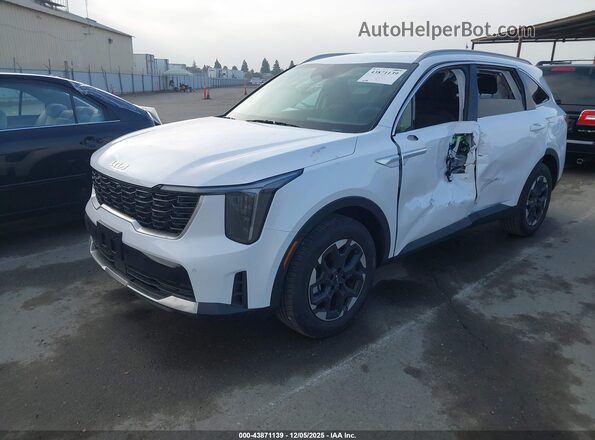 5XYRL4JC8TG416987 2026 KIA SORENTO Белый Передняя левая четверть