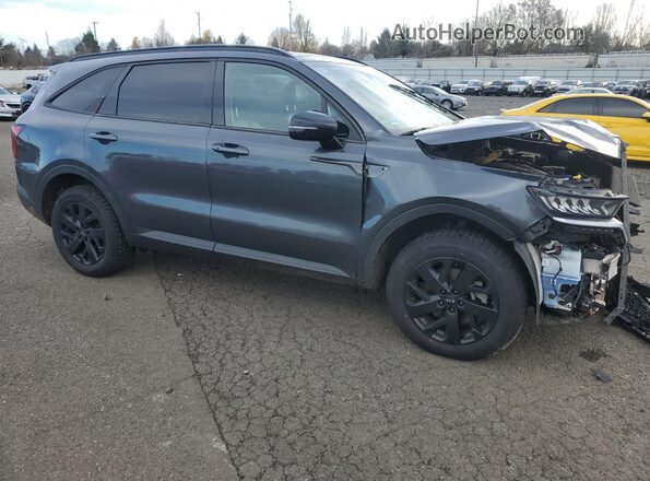 5XYRLDLC4MG048614 2021 KIA SORENTO Серый Передняя правая четверть