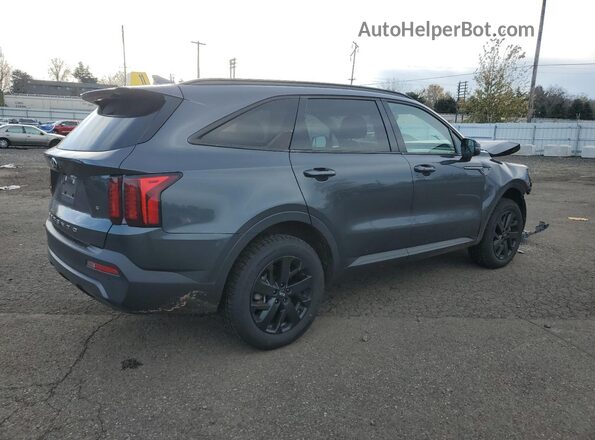 5XYRLDLC4MG048614 2021 KIA SORENTO Серый Задняя правая четверть