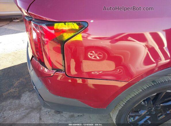 5XYRLDLC6MG004758 2021 KIA SORENTO Maroon Widok z przodu