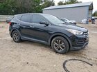 2016 Hyundai Santa Fe Sport Черный vin: 5XYZT3LB2GG354216