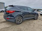 2016 Hyundai Santa Fe Sport Черный vin: 5XYZT3LB2GG354216
