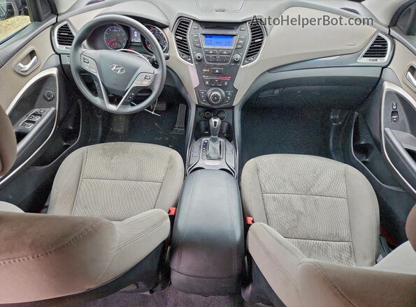 5XYZT3LB2GG354216 2016 HYUNDAI SANTA Черный Вид панели приборов