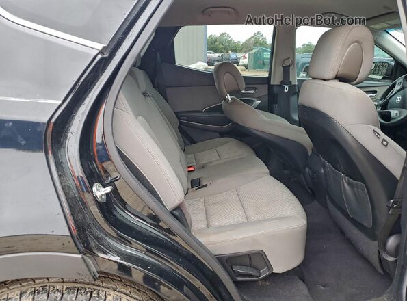 5XYZT3LB2GG354216 2016 HYUNDAI SANTA Черный Вид задней части салона