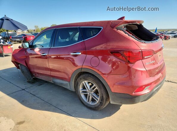 5XYZT3LB2HG456746 2017 HYUNDAI SANTA Red Tył lewy