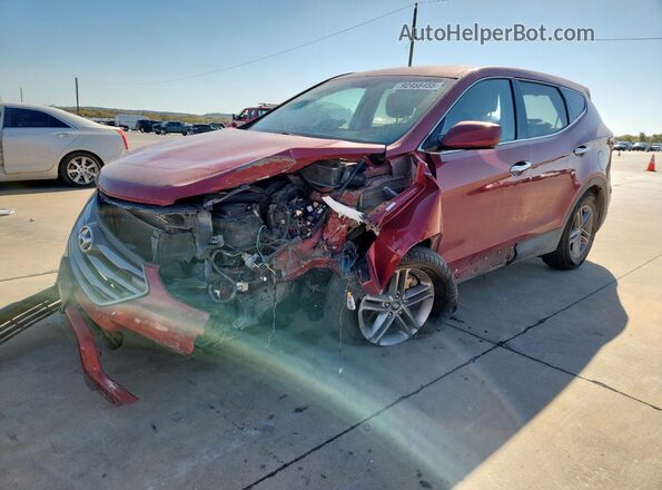 5XYZT3LB2HG456746 2017 HYUNDAI SANTA Red Przód lewy