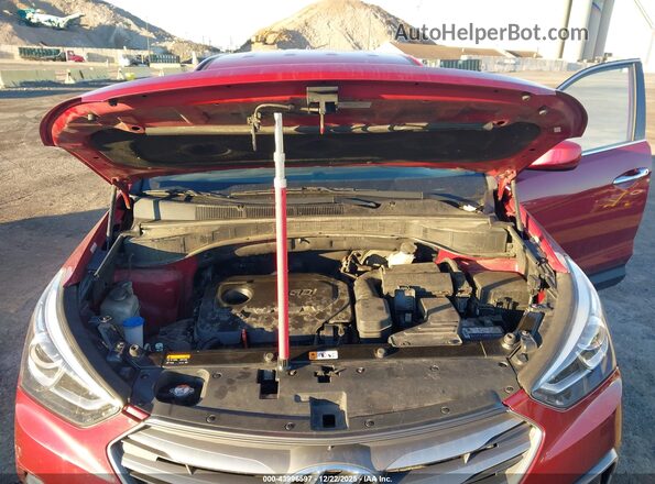 5XYZTDLB6HG395438 2017 HYUNDAI SANTA FE SPORT Красный Вид сзади