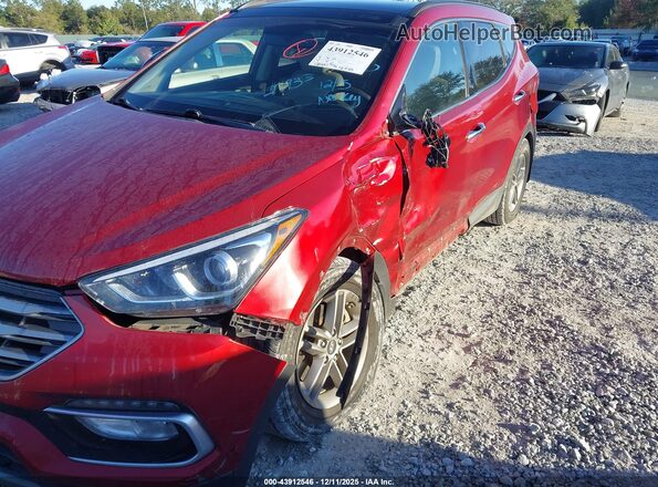 5XYZU3LB0JG532550 2018 HYUNDAI SANTA FE SPORT Бордовый Вид спереди