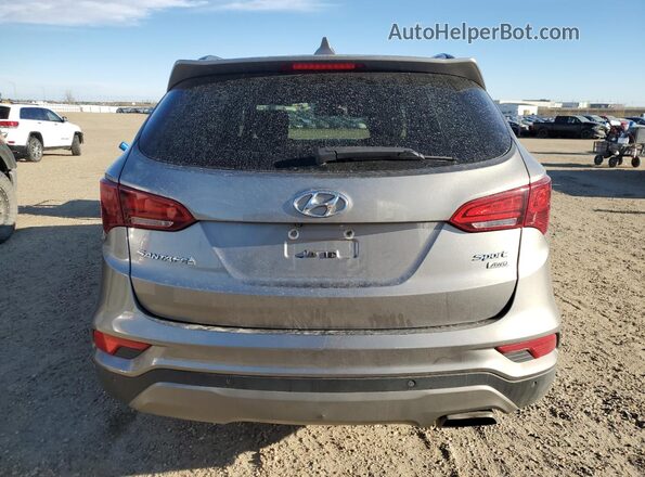 5XYZUDLB2HG477440 2017 HYUNDAI SANTA Серый Вид сзади