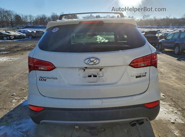 5XYZWDLA0GG334020 2016 HYUNDAI SANTA Белый Вид сзади
