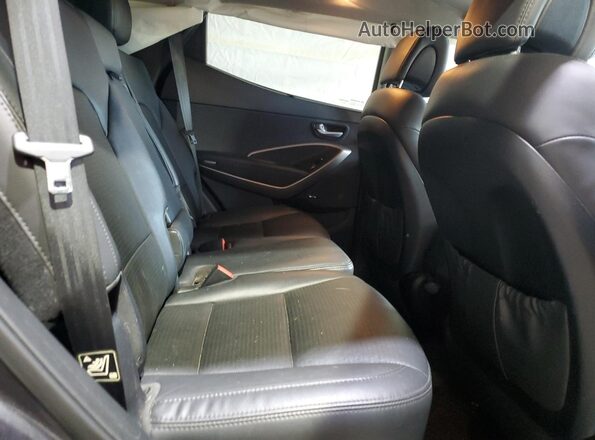 5XYZWDLA4GG314997 2016 HYUNDAI SANTA Blue Rear interior view