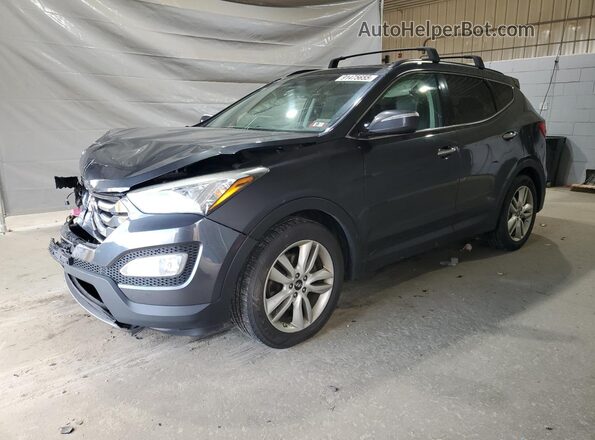 5XYZWDLA4GG314997 2016 HYUNDAI SANTA Blue Front left