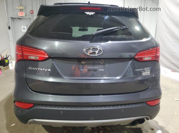 5XYZWDLA4GG314997 2016 HYUNDAI SANTA Blue Rear view