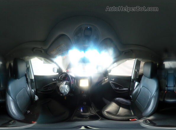 5XYZWDLA4GG314997 2016 HYUNDAI SANTA Blue 360 interior view