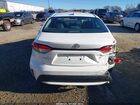 2021 Toyota Corolla Le White vin: 5YFEPMAE5MP187248