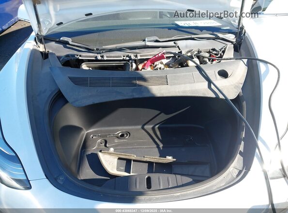5YJ3E1EA2KF424757 2019 TESLA MODEL 3 White Widok z tyłu