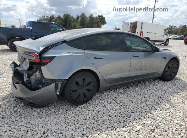 5YJ3E1EA2RF853570 2024 TESLA MODEL Серый Задняя правая четверть