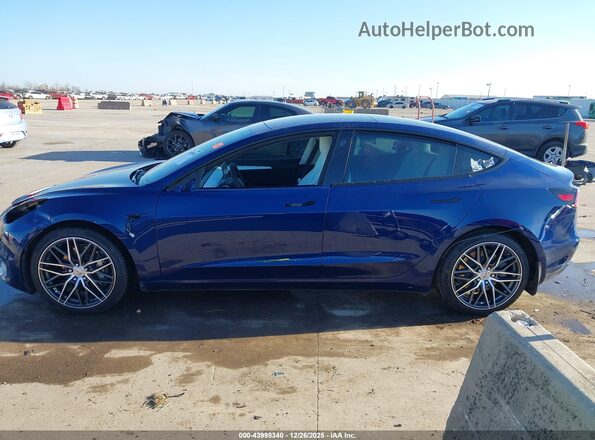 5YJ3E1EB0MF975426 2021 TESLA MODEL 3 Синий Панорамный вид салона 360°