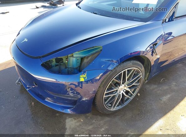 5YJ3E1EB0MF975426 2021 TESLA MODEL 3 Синий Вид спереди