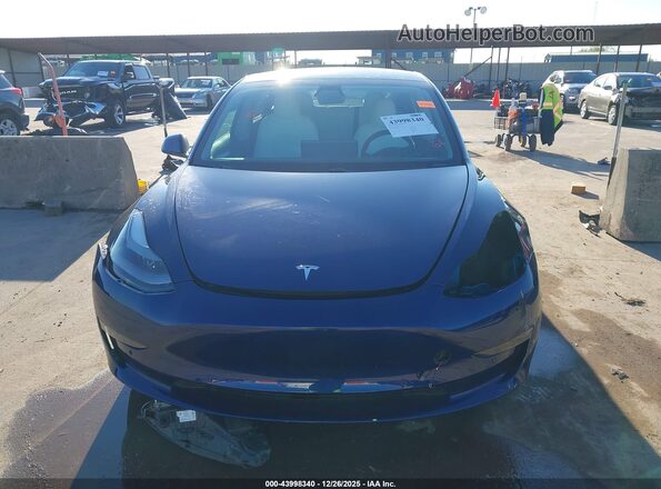 5YJ3E1EB0MF975426 2021 TESLA MODEL 3 Синий Вид щитка приборов