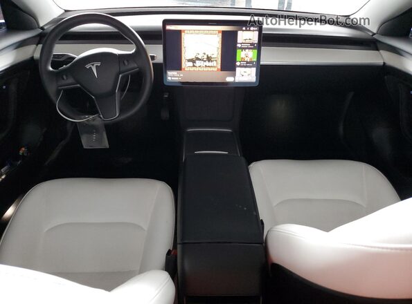 5YJ3E1EB1PF685023 2023 TESLA MODEL Charcoal Вид панелі приладів