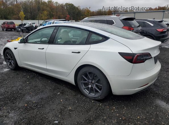 5YJ3E1EB2NF115254 2022 TESLA MODEL White Trasero izquierdo