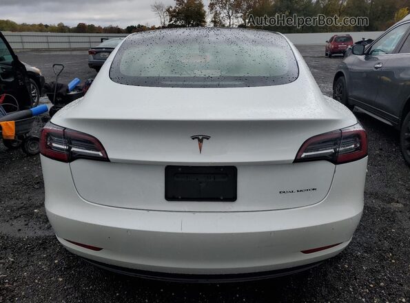 5YJ3E1EB2NF115254 2022 TESLA MODEL White Vista trasera