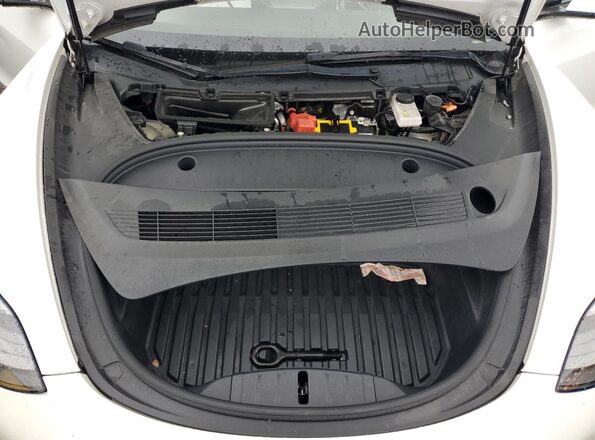 5YJ3E1EB2NF115254 2022 TESLA MODEL White Vista interior trasera