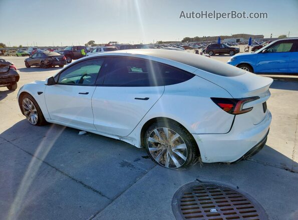 5YJ3E1EB5RF818112 2024 TESLA MODEL Белый Задняя левая четверть