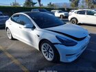 2022 Tesla Model 3 Long Range Dual Motor All-wheel Drive White vin: 5YJ3E1EB6NF321855