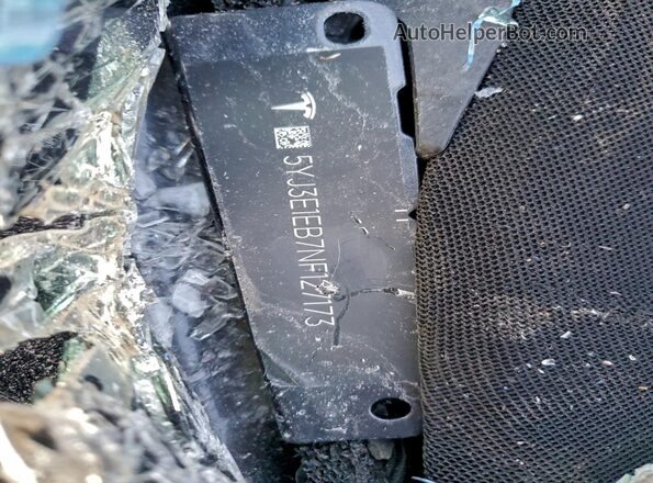 5YJ3E1EB7NF127173 2022 TESLA MODEL Серый Вид подкапотного пространства
