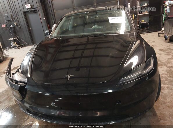 5YJ3E1EBXSF063268 2025 TESLA MODEL 3 Черный Вид щитка приборов