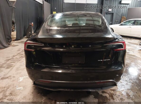 5YJ3E1EBXSF063268 2025 TESLA MODEL 3 Черный 