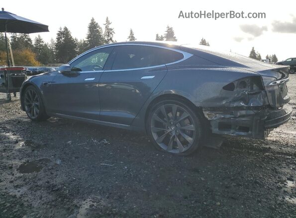 5YJSA1E25LF415410 2020 TESLA MODEL Серый Задняя левая четверть