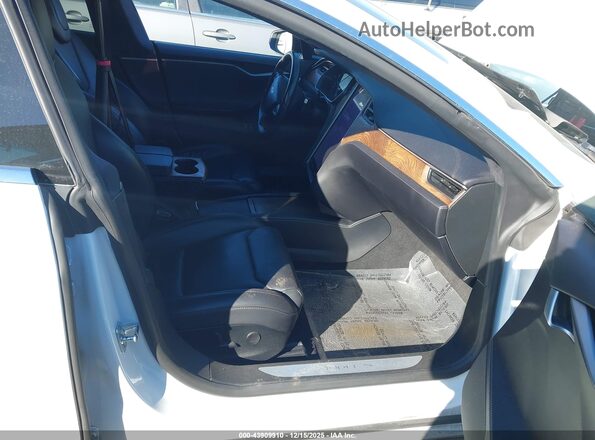 5YJSA1E29KF337311 2019 TESLA MODEL S Белый Вид салона спереди
