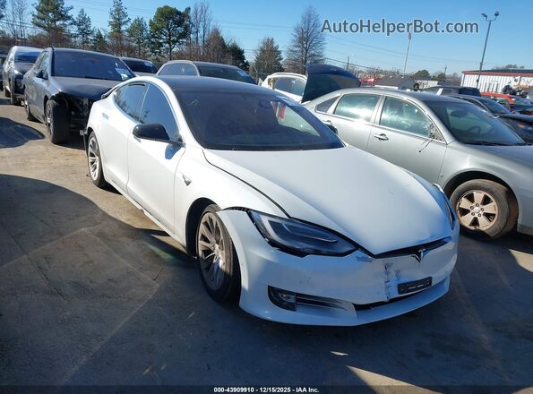 5YJSA1E29KF337311 2019 TESLA MODEL S Белый Передняя правая четверть