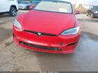 2021 Tesla Model S Long Range Dual Motor All-wheel Drive Red vin: 5YJSA1E55MF438892