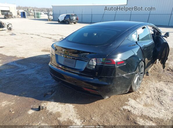 5YJSA1E55RF537056 2024 TESLA MODEL S Черный Задняя правая четверть