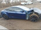 2021 Tesla Model S Plaid Tri Motor All-wheel Drive Синий vin: 5YJSA1E64MF452906