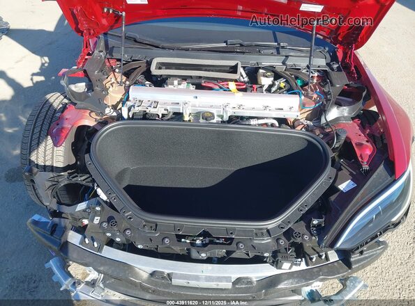 5YJSA1E64TF555841 2026 TESLA MODEL S Красный Вид сзади