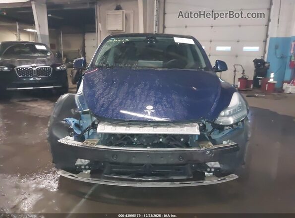 5YJYGAEE2MF193803 2021 TESLA MODEL Y Dark Blue Вид щитка приладів