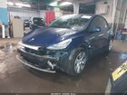 2021 Tesla Model Y Long Range Dual Motor All-wheel Drive Dark Blue vin: 5YJYGAEE2MF193803