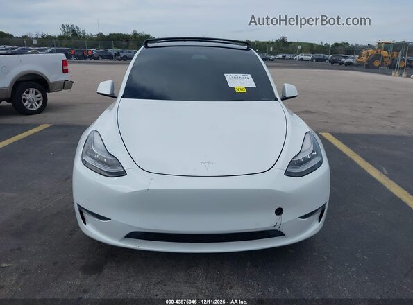 5YJYGDEE1MF077526 2021 TESLA MODEL Y White Вид панелі приладів