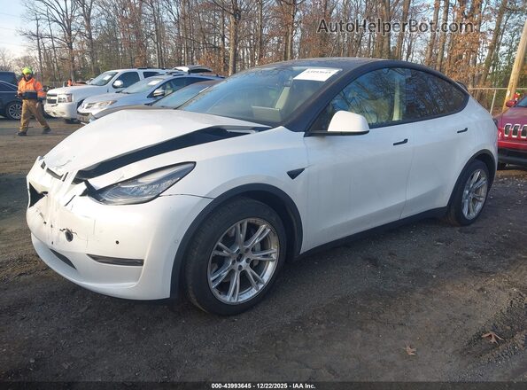 5YJYGDEE1MF095069 2021 TESLA MODEL Y White Передня ліва чверть