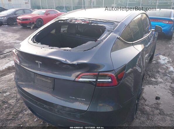 5YJYGDEE7LF044433 2020 TESLA MODEL Y Gray Դիմացի տեսք