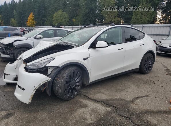 5YJYGDEF1MF094013 2021 TESLA MODEL White Przód lewy