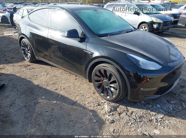 5YJYGDEF2MF201974 2021 TESLA MODEL Y Black Передня права чверть
