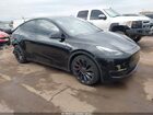 2021 Tesla Model Y Performance Dual Motor All-wheel Drive Black vin: 5YJYGDEF5MF266608