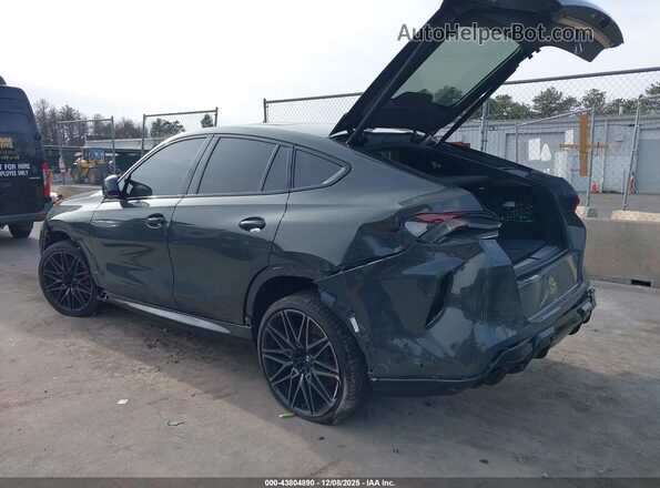 5YMCY0C03N9M85892 2022 BMW X6 M Серый Задняя левая четверть
